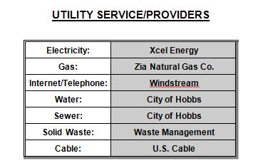 Utility providers